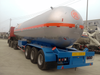 3 essieux LPG 50cbm semi-remorque de pétrolier