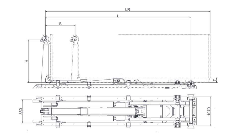 Camion de lifting hook 6x4-3