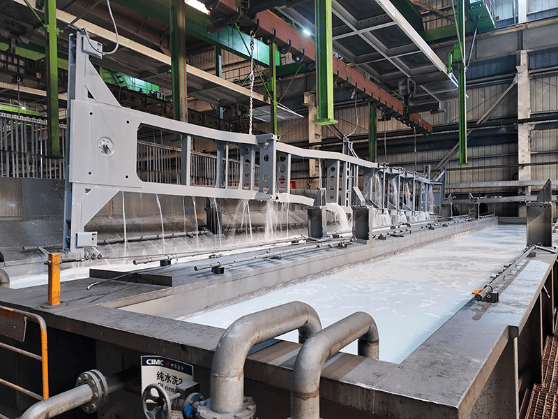 Semi-remorque à plateau 3 essieux 40 pieds-3