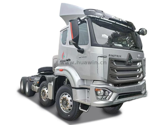 Sinotruk Howo nx 8x4 Tracteur (argent)