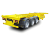 3 essieux 40 pi / 20 pi 45 tonnes semi-remorque squelettique 