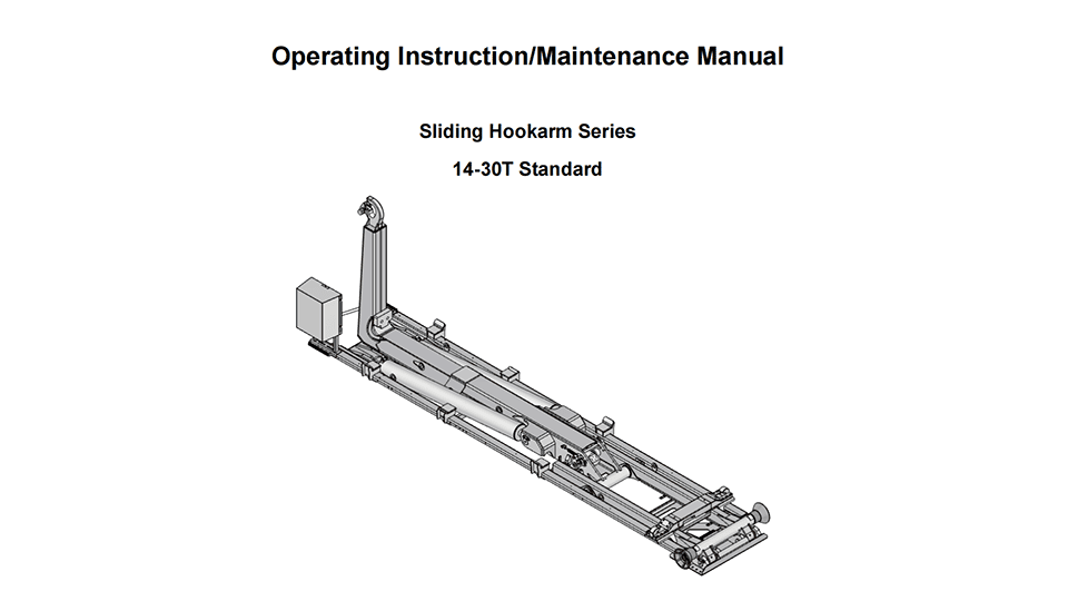 Camion de lifting hook 6x4-4