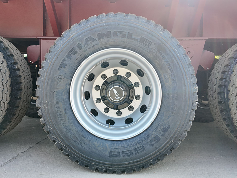 Semi-remorque &agrave; plateau 3 essieux 40 pieds-16