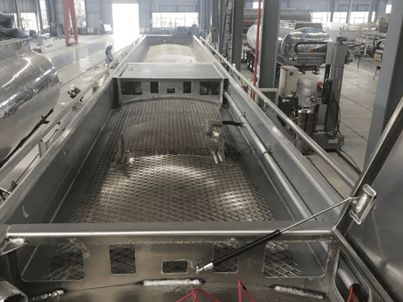 CIMC 3 essieux 46000 litres de remorque-citerne en alliage d'aluminium-10