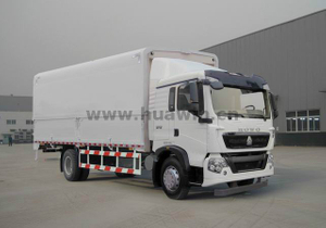 Sinotruk T7H 4x2 Aignium Wing Open Van Camion