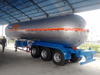 3 essieux LPG 50cbm semi-remorque de pétrolier