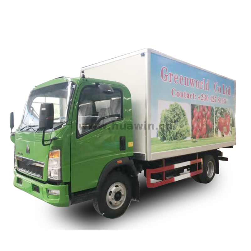 Camion frigorifique SINOTRUK HOWO 4x2-5 tonnes