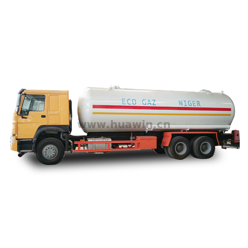 Sinotruk HOWO 4X2 5m3 8m3 10m3 Camion-citerne à gaz GPL