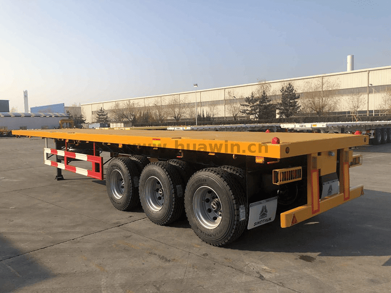 semi-trare-trailer à plat-9