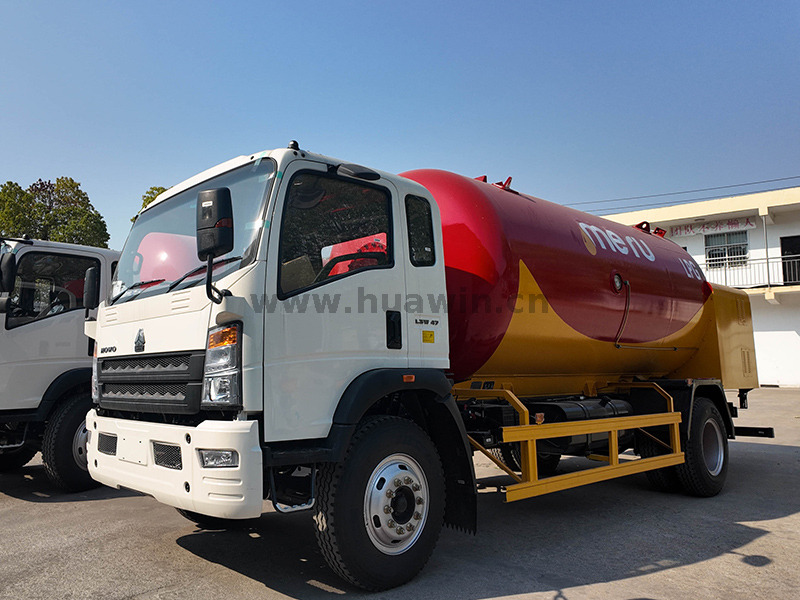 Howo Light Truck LPG Repueling Véhicule