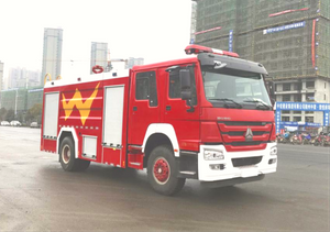 Howo 4x2 Water Spray Fire Fighting Tank Truck wiht 6cbm Water and 2cbm mousse
