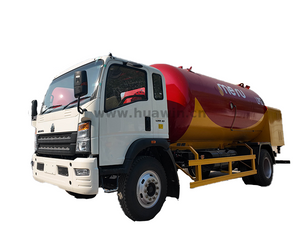 Sinotruk Howo 4x2 LPG Tank à gaz bobtail Truck 8-15m3