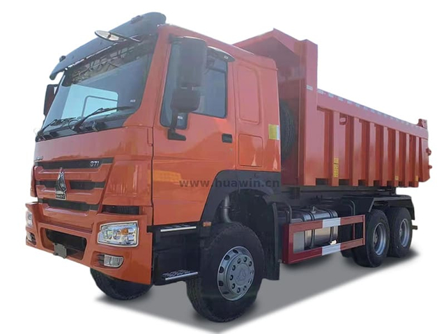 16cbm Howo 6x4 Scow End Sand Aggrégats TRACK TRACK TRIBOTS DE TRANSPORATION AVEC PATTE DE TAILLE