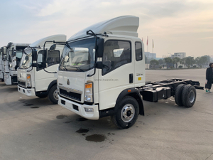 Sinotruk Howo 4 × 2 6 roues Light Duty 10T Cargo Châssis 